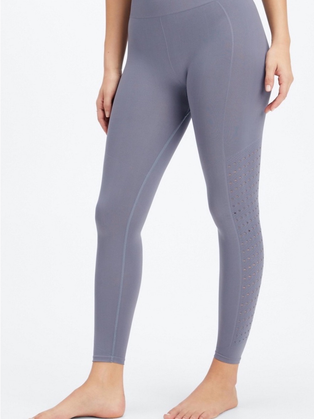 Fabletics Eco Sync High-Waisted 7/8 Legging Size Small Dark Raincloud